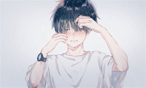 あめのじゃく On Twitter Anime Boy Crying Anime Crying Anime Artwork