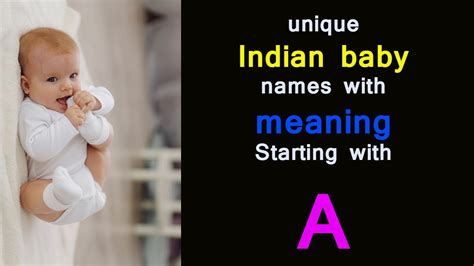 Indian Baby Names Starting With A Hindu Baby Girl Names Starting With