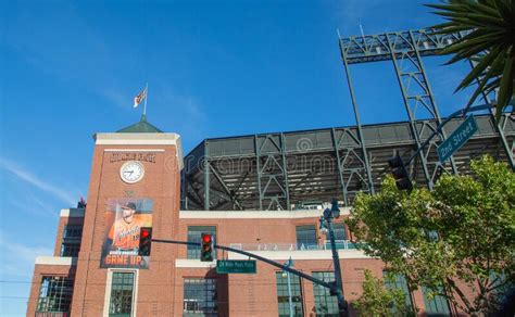 Oracle Park Home Of The San Francisco Giants Baseball Team Editorial
