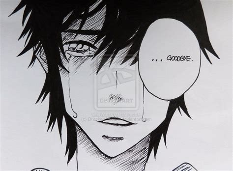 Sad Crying Anime Boy Eyes