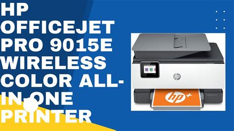 Hp Officejet Pro 9015e Wireless Color All In One Printer Youtube