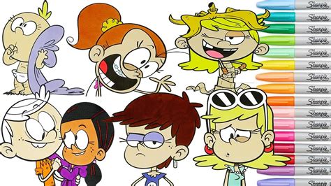 The Loud House Coloring Book Compilation Lincoln Ronnie
