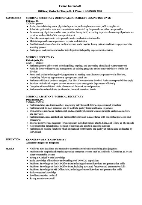 An easy way to do this is to analyze the job advertisement or job description. Secretary Resume Samples | IPASPHOTO