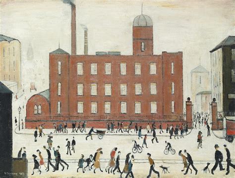 Laurence Stephen Lowry Ra 1887 1976 Going To The Mill Christies