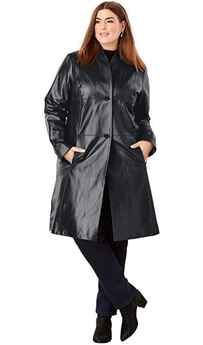 Womens Plus Size Leather Coats Attire Plus Size