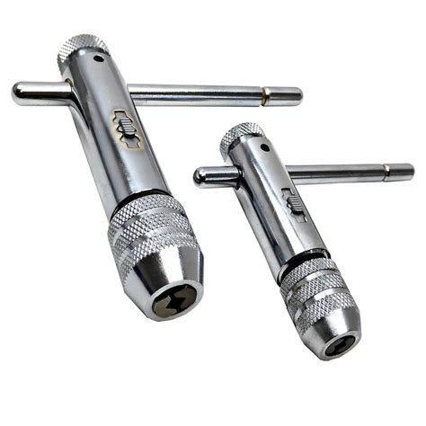 Dsha Hot Sale Ratchet Tap Wrench 2pc Set Reversible Tap And Die M3 M8