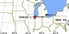 Robbins, Illinois (IL) ~ population data, races, housing & economy
