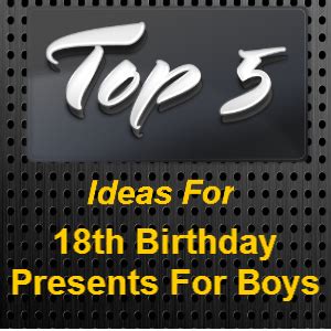 Purchasing a gift for someone celebrating an 18th birthday can be a tricky business. 18th Birthday Presents For Boys | Shopping Best Finds ...