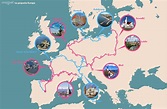Las tres mejores rutas para conocer Europa en coche en un mes