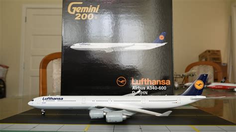 Gemini Jets 1200 Lufthansa A340 600 Unboxing And Review Youtube