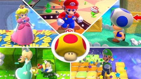 Mega Mushroom For All Characters In Super Mario 3d World Mario Peach