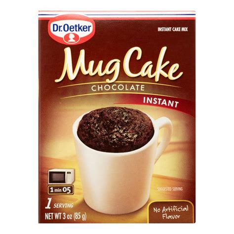 Oetker lässt gaumenfreude aufkommen, erinnert an den geschmack der. Dr. Oetker Chocolate Mug Cake Mix, 3 Oz - Walmart.com ...
