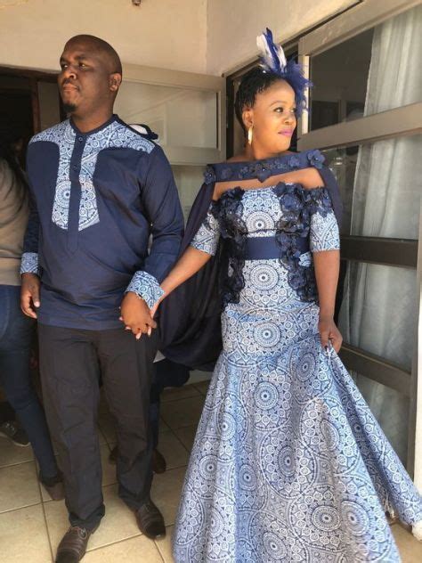 Fabulous Shweshwe Wedding Dresses With Formal Wear On Stylevore