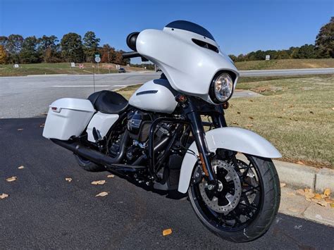 2020 Harley Davidson Flhxs Street Glide Special Stone Washed White