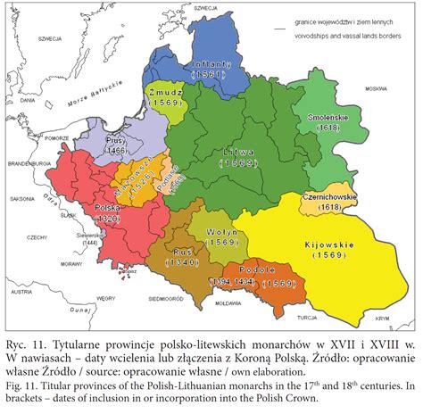 Titular Provinces Of The Polish Lithuanian Monarchs In The 17th And