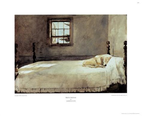 Master Bedroom Art Print By Andrew Wyeth At