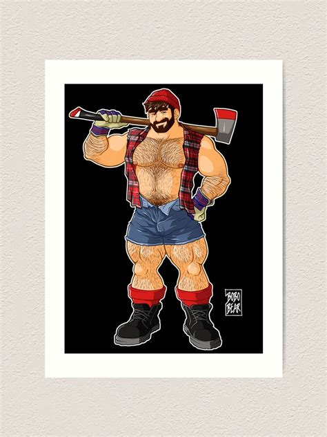 Adam Likes Lumberjacks Art Print For Sale By Bobobear Redbubble