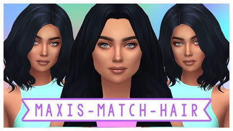 Sims 4 Cc Hair Maxis Match Pack Best Hairstyles Ideas For Women And Men In 2023