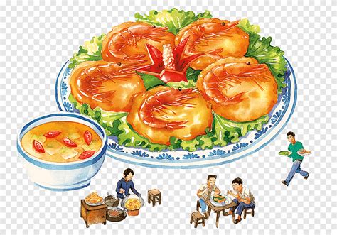 Free Download Hanoi Vietnamese Cuisine Hu Tieu Food Illustration