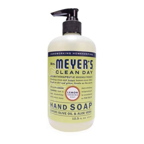 Mrs Meyers Clean Day 125 Fl Oz Liquid Hand Soap Lemon Verbena