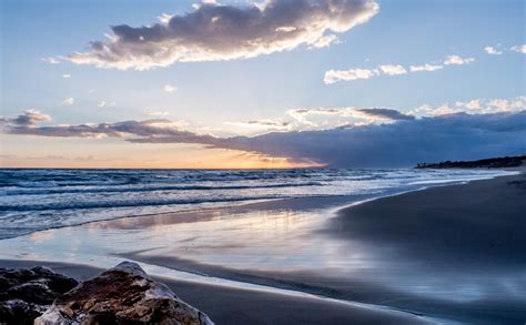Free Images Beach Sea Coast Sand Rock Ocean Horizon Cloud Sky