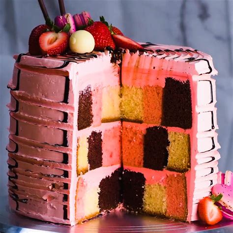 3 Yummy Flavors 3 Clever Hacks One Ultimate Neapolitan Cake