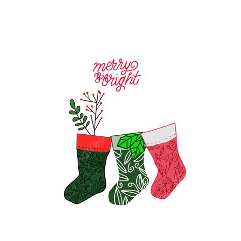 Christmas Sock Png Image Colorful Christmas Socks As A Symbol For