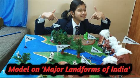Model Of Major Landforms In India HOW TO THIS HOW TO THAT YouTube