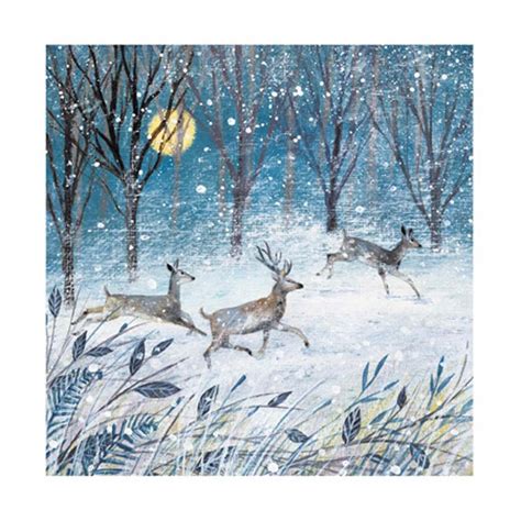 Woodmansterne Once Upon A Starry Night Christmas Card