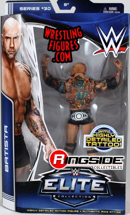 Batista- WWE Elite 30 WWE Toy Wrestling Action Figure by Mattel