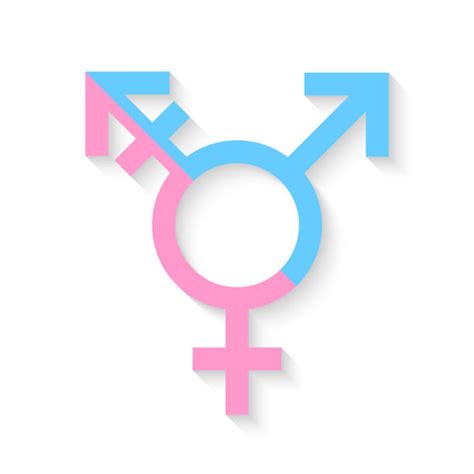 3600 Transgender Sembolü İllüstrasyonlar Royalty Free Vektör Grafik