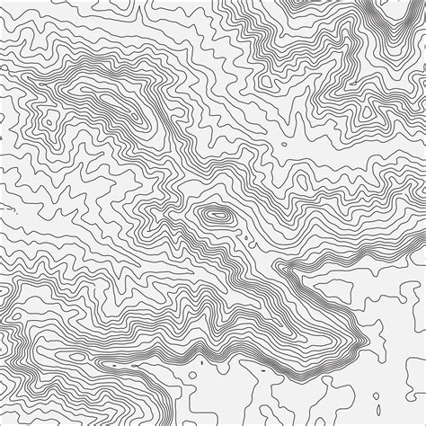 Topographic Map Contour Background Topo Map With Elevation Contour