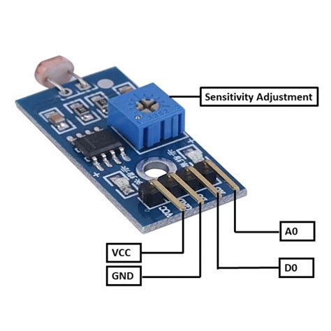 Arduino Gl Ldr Photoresistor Light Dependent Resistor Digital And Analog Light Sensitive