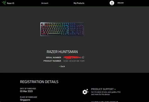 Razer Huntsman V1 104 Keys Warranty For 15 Months Foc Deliver