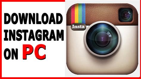 Video grabber youtube video download app also supports downloading hd videos. How to Download/Install Instagram on PC/Laptop Windows 7,8 ...