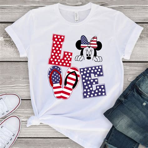 4th of July Svg, Patriotic Svg, American Flag Svg, Mickey Mouse Svg