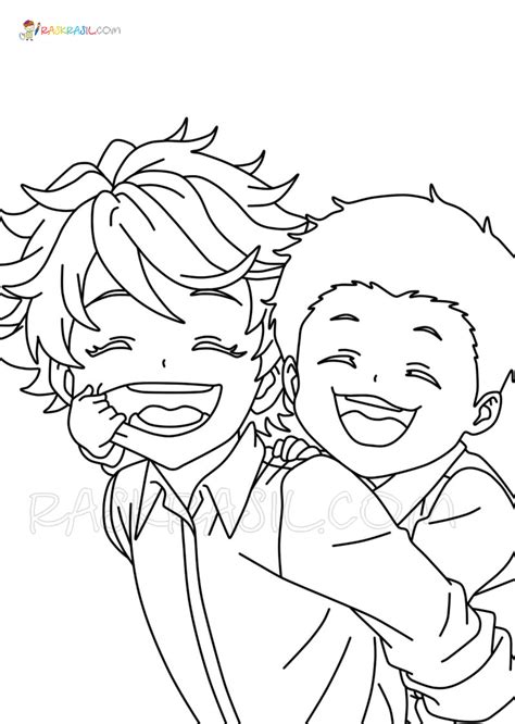 The Promised Neverland Coloring Pages New Pictures Free Printable