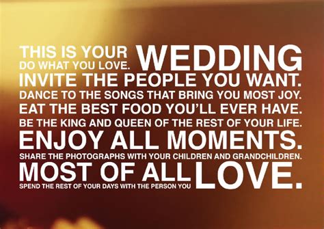 Wedding Day Quotes From Mom Quotesgram