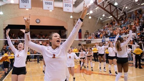 Micaya White Volleyball University Of Texas Athletics