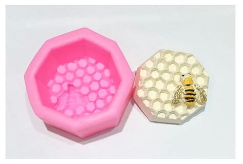 Bee Honeycomb Hive Silicone Molds Fresh Fruit Resineproxy Etsy