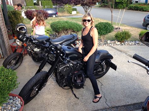 My Hot Wife On Harley Davidson Iron