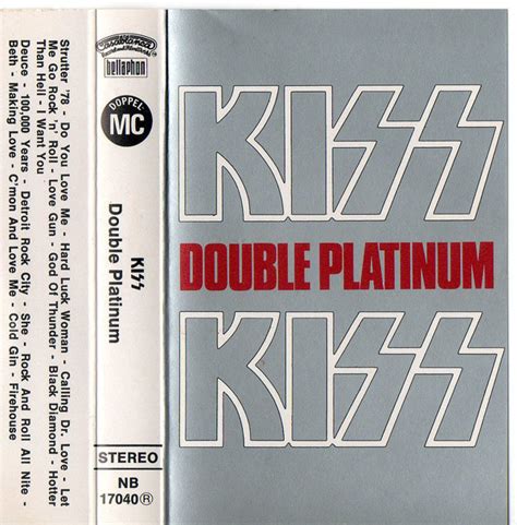 Kiss Double Platinum 1978 Long Play Cassette Discogs