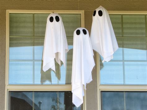 “spooky” Hanging Ghosts Revisited Hanging Ghosts Ghost Decoration