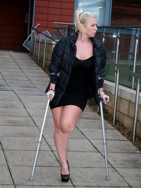 Plump Sak Amputee Women With Crutches A Gallery On Flickr
