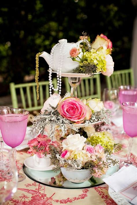 Love Ly Tea Party Bridal Shower Vintage Lace Pastels Bridal Tea