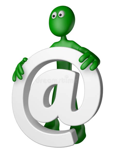 Cartoon Email Symbol Stock Illustration Illustration Of Communication