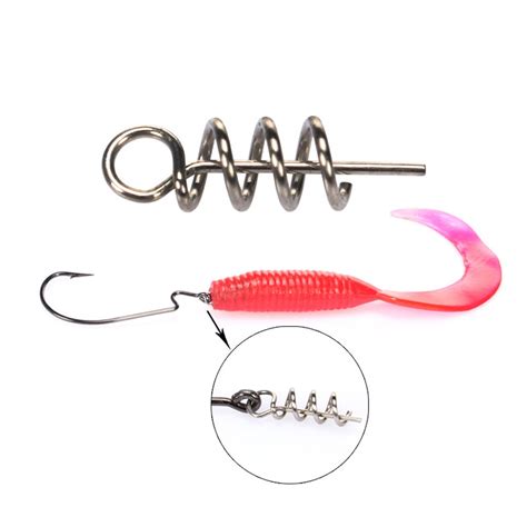 Pcs Lot Mm Strong Spring Lock Pins Soft Lure Baits Hook Spring Lock Pin Crank Hook Connect