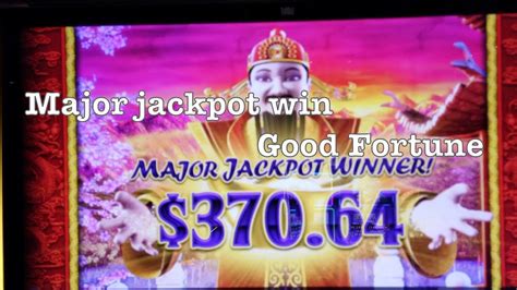 Good Fortune Slot Machine Major Jackpot Youtube