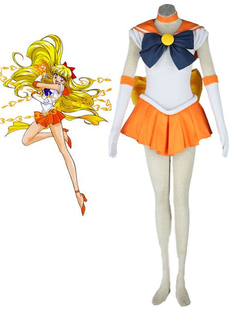 Sailor Moon Sailor Venus Minako Aino Fighting Uniform Cosplay Co Cv 035 C07 5899