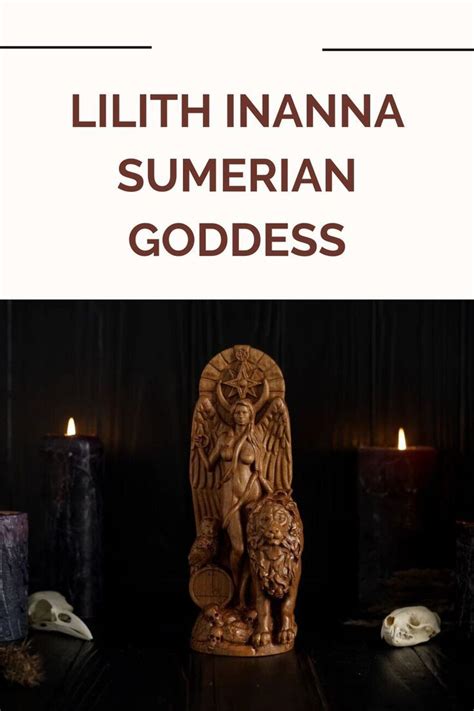 Lilith Inanna Sumerian Goddess Of Feminine Astaroth Statue Wicca
